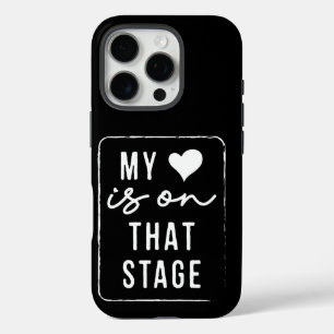 My Heart Is On That Stage Dance Mum Vintage Retro iPhone 16 Pro Case