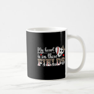 My Heart Is On Those Fields Bysebyll Soccer Mum Coffee Mug