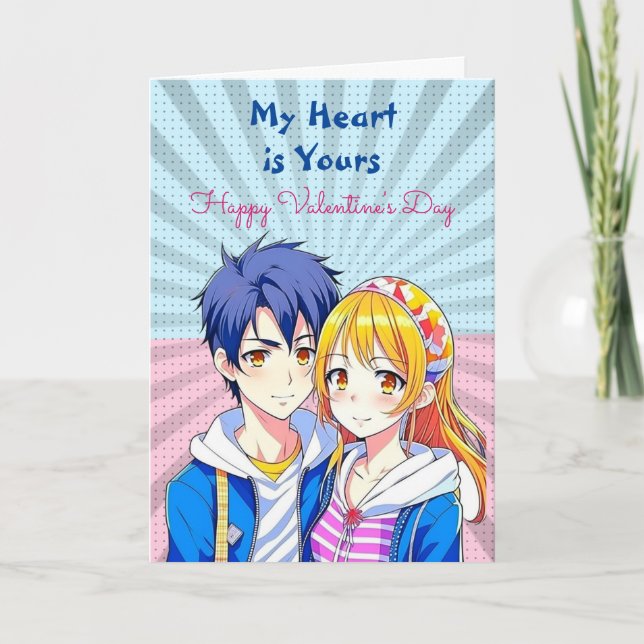 My Heart is Yours | Happy Valentine's Day Card (Front)