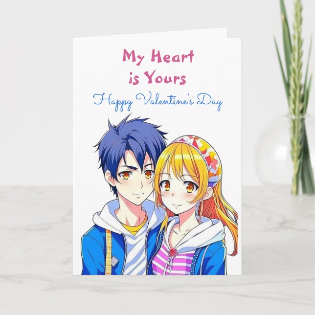 My Heart is Yours | Happy Valentine's Day Card (Front)