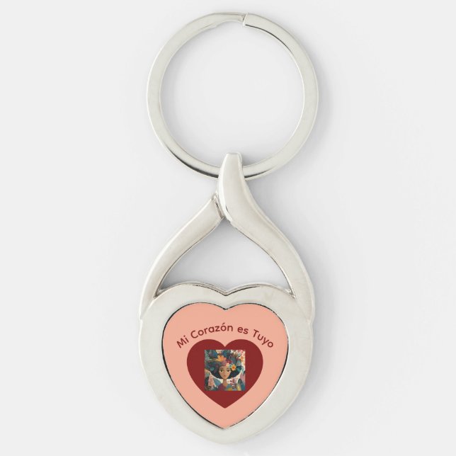 My Heart is Yours Key Ring (Front)