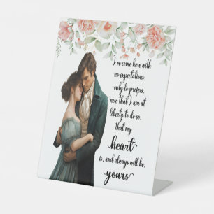 My Heart is Yours Sense & Sensibility Quote Sign