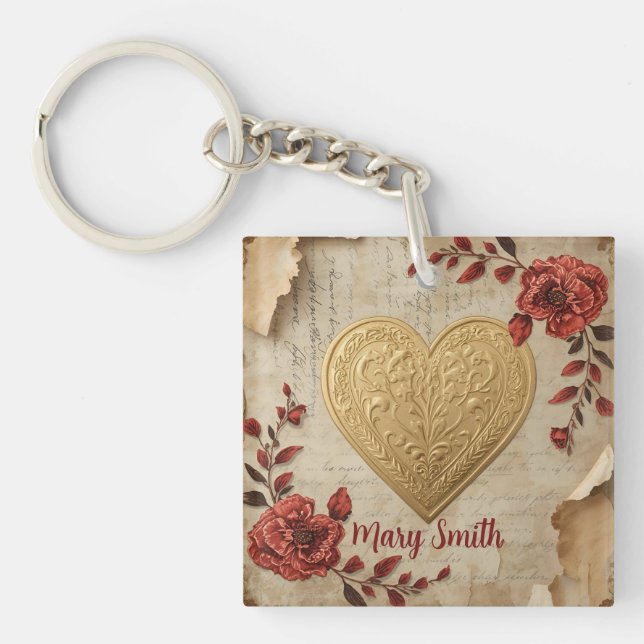 My Heart  Key Ring (Front)