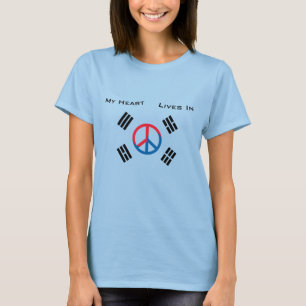 My Heart Lives In South Korea Shirt