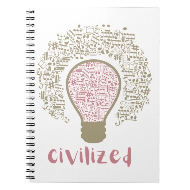 My Heart Lumi Classic Civilised Art design for Mus Notebook (Front)