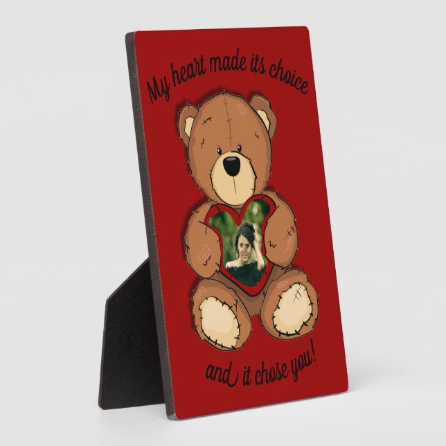 My heart made its choice, plaque (Side)