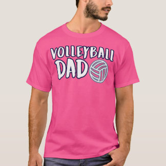 My Heart On That Court Funny Dad Volleyball Parent T-Shirt