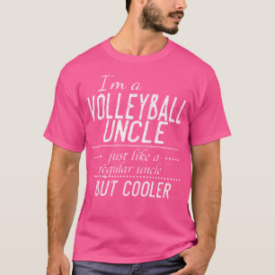My Heart On That Court Funny Mum Volleyball Uncle T-Shirt