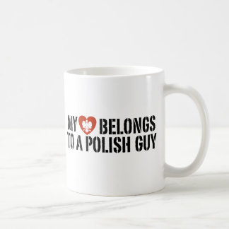 My Heart Polish Guy Coffee Mug