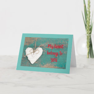 MY HEART (&REST OF MY BODAY) BELONGS TO **YOU** HO HOLIDAY CARD