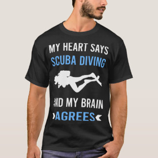 My Heart Scuba Diving Diver T-Shirt
