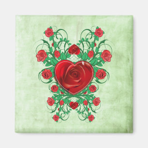 My Heart square magnet