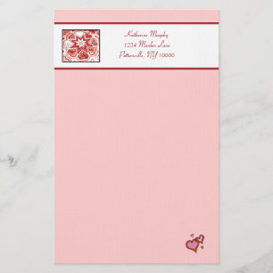 'My Heart' Stationery