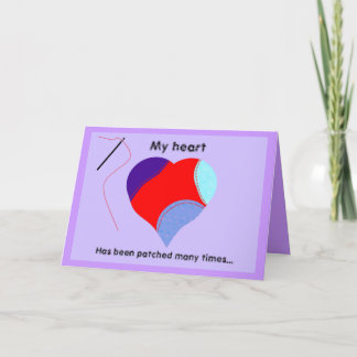 My heart valentines holiday card