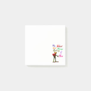 My Heart Will Always Belong To You Post-it Notes