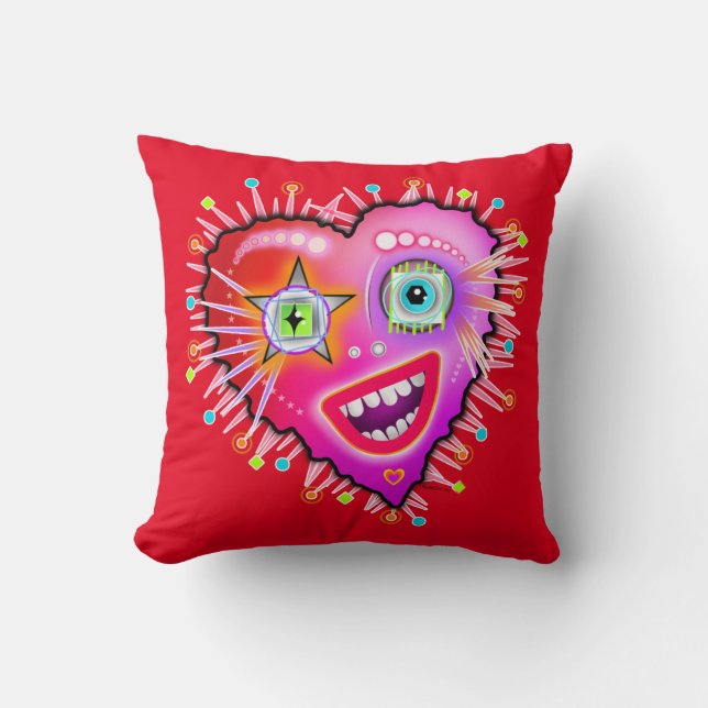 MY HEART WILL GLOW ON CUSHION (Front)