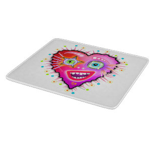 MY HEART WILL GLOW ON CUTTING BOARD