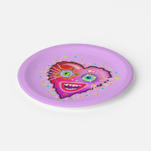 MY HEART WILL GLOW ON PAPER PLATE