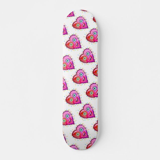 MY HEART WILL GLOW ON SKATEBOARD (Front)