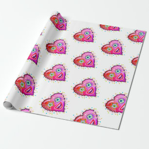 MY HEART WILL GLOW ON WRAPPING PAPER