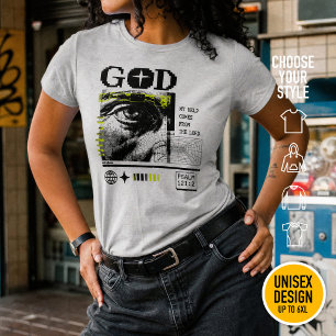 My help comes from the Lord Psalm 121:2 retrowave T-Shirt