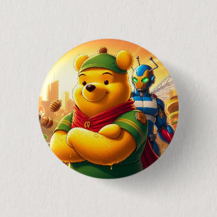 My Hero Academia Winnie the Pooh 1 3 Cm Round Badge