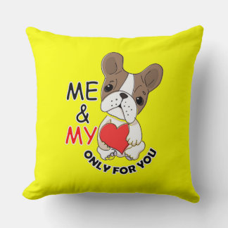 MY HERO ARE MOM AND DAD Pillow 16" x 16" Yellow-4