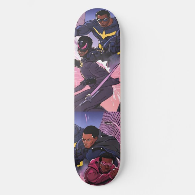 My Hero Is Here  Skateboard (Front)