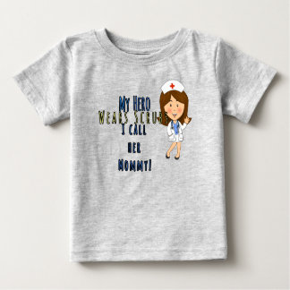 My Hero is Mummy Baby T-Shirt