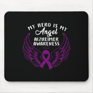 My Hero Is Now Angel Heimerheimer Awareness Costum Mouse Mat