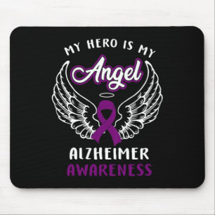 My Hero Is Now Angel Heimerheimer Awareness Costum Mouse Mat