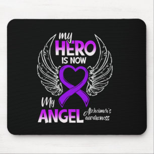 My Hero Is Now My Angel Alzheimer's Awareness 1 Mouse Mat