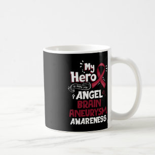 My Hero Is Now My Angel Brain Aneurysm Awareness   Coffee Mug