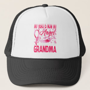 My Hero Is Now My Angel In Memory Of My Grandma Trucker Hat