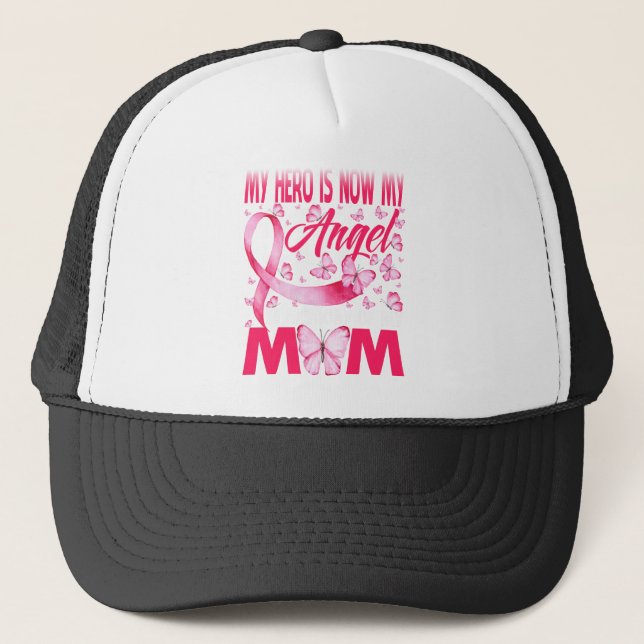 My Hero Is Now My Angel In Memory Of My Mum Trucker Hat (Front)