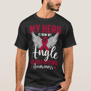 My Hero Is Now My Angel Multiple Myeloma Awareness T-Shirt