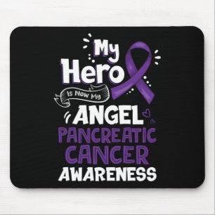 My Hero Is Now My Angel Pancreatic Cancer Awarenes Mouse Mat