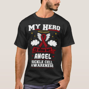 My Hero Is Now My Angel Sickle Cell Anaemia Burdy T-Shirt