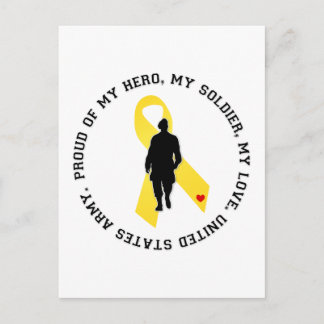 My Hero, My Soldier, My Love Postcard