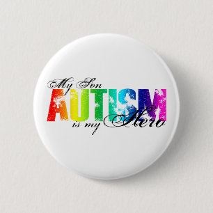 My Hero My Son - Autism 6 Cm Round Badge