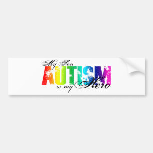 My Hero  My Son - Autism Bumper Sticker