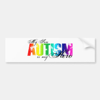 My Hero  My Son - Autism Bumper Sticker