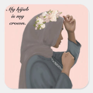 Anime Hijab Stickers for Sale