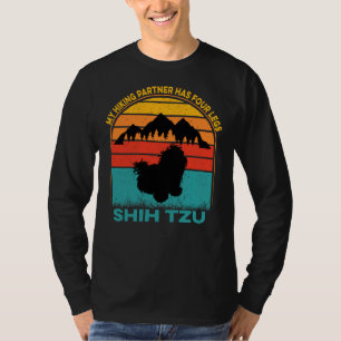 My Hiking Partner Has Four Legs Shih Tzu T-Shirt
