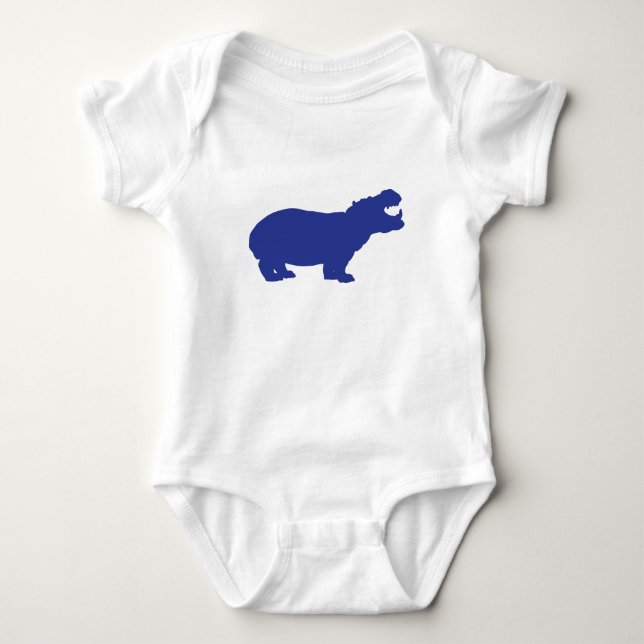 My Hippo Baby Bodysuit (Front)