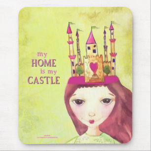 my home is my castle mouse mat