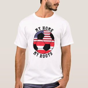 My Home My Roots Austria Flag Soccer T-Shirt