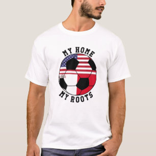 My Home My Roots Malta Flag Soccer T-Shirt