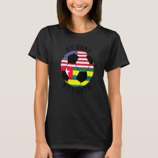My Home My Roots Togo Flag Soccer T-Shirt