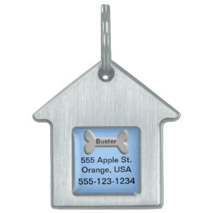 My home personalised dog tag